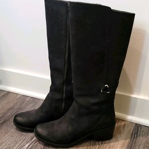 Teva Foxy Tall Black Leather Boots